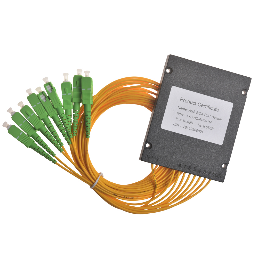 GSG-1x8-SC APC Fiber snáthoptaice PLC Scoilteoir