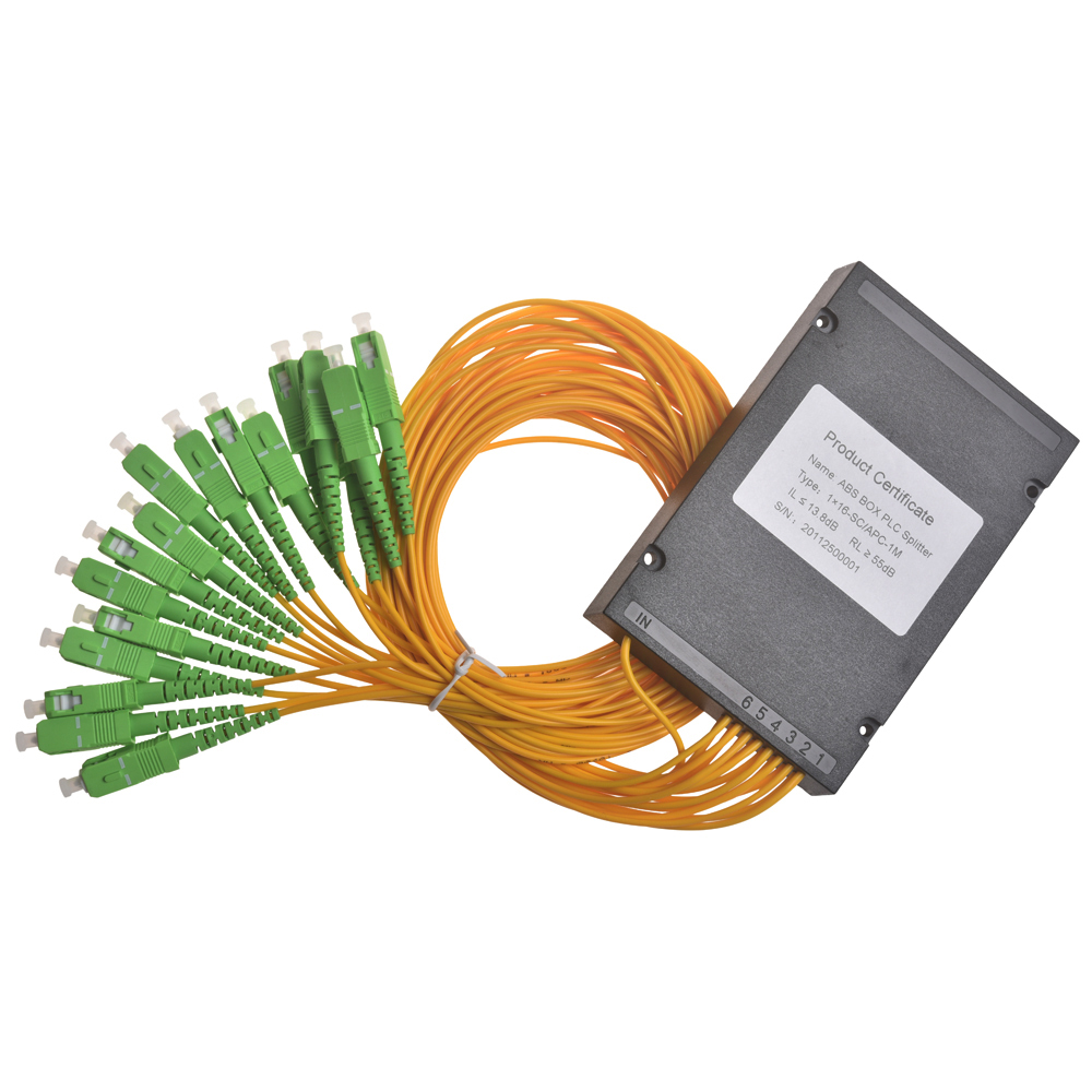GSG-1x16-SC APC Fiber snáthoptaice PLC Scoilteoir